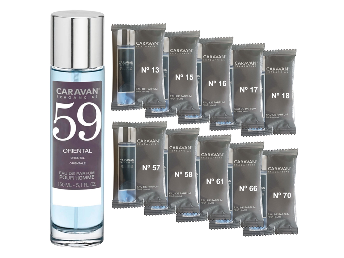 Perfume Hombre Caravana Nº59 150 Ml. Juego de 10 frascos de fragancia