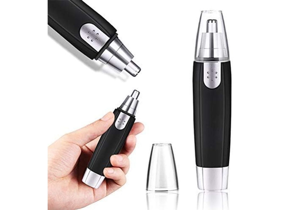 Recortadora De Vello Nasal Y Ocular, Funciona Con Pilas, Cuchilla Giratoria, Indolora, Multifuncional.