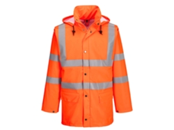 Parka Portwest Sealtex Ultra Rain de alta visibilidad para máxima protección / Naranja / S