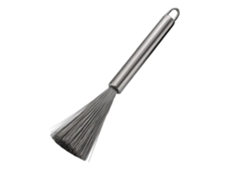 Cepillo para sartenes Baok de acero inoxidable con mango largo, cepillo de limpieza multifuncional, esponja para sartenes, utensilios de cocina.