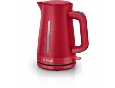 Hervidor BOSCH TWK3M124 (Rojo - 220-240 V - 1,7 L)