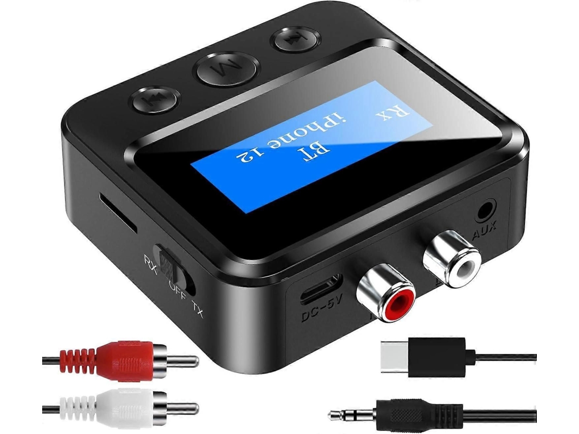 Transmisor y receptor Bluetooth GOKOCO 2026, 2 en 1 para coche, auriculares y TV.