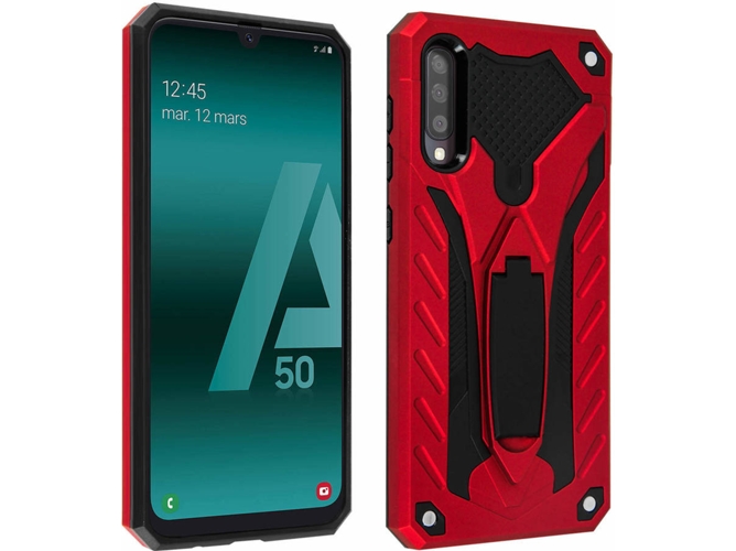 Carcasa Samsung Galaxy A50 AVIZAR Phantom Rojo