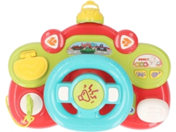 Volante De Juguete Para Niños Pequeños, Coche Interactivo Infantil Con Música Y Funciones De Rompecabezas.