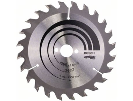 Disco de Sierra Circular BOSCH Optiline Madera 160x20/16x1.8 mm - 24