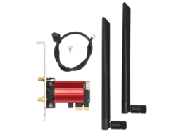 Tarjeta de red Baoj-2026 AX1800 Pro Wifi6 PCIe 1800Mbps Bluetooth 5.2 para juegos y vídeo HD