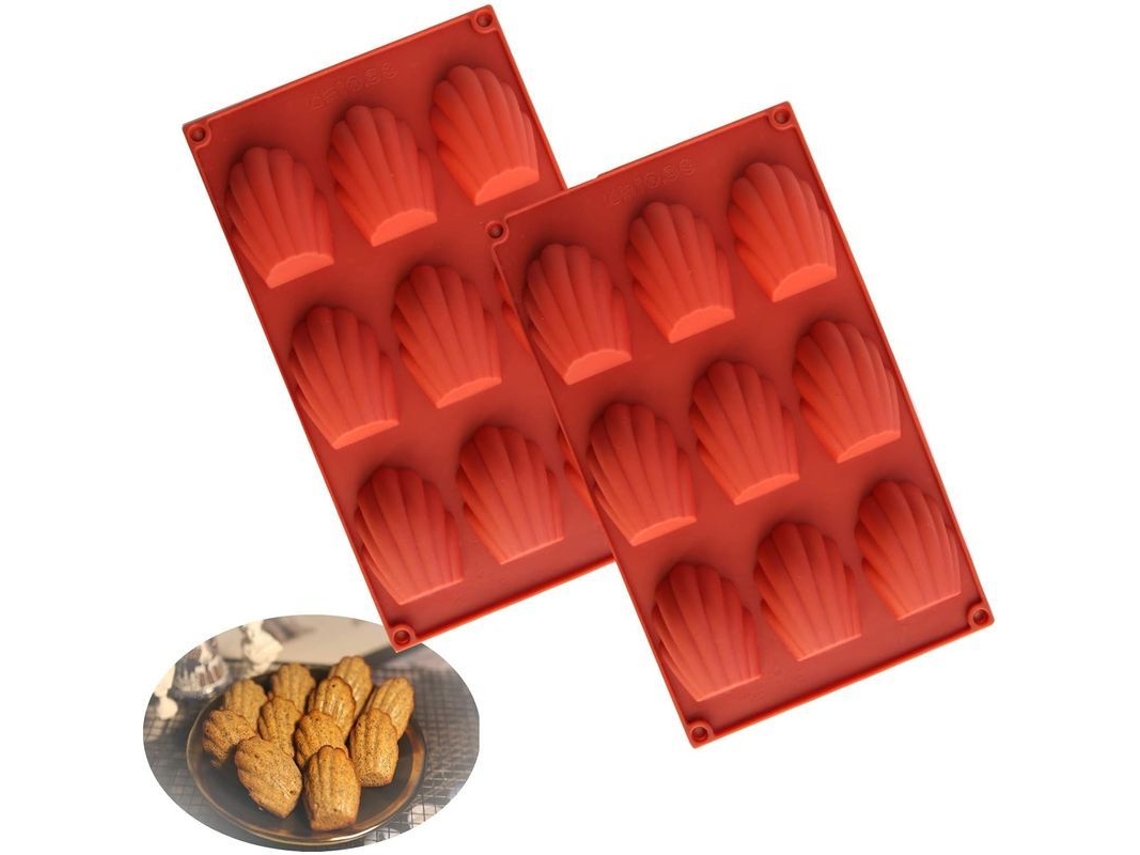 2026-molde De Silicona Para Magdalenas 2025, Set De 2 Moldes De Silicona Para Pasteles, Hasta 9 Pasteles Y Chocolates