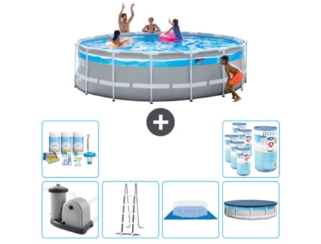 Piscina Tubular INTEX 26730GN-CB41 (19156 L - 488x122cm)