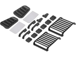 Rejilla Protectora De Admisión De Aire Duradera Para Faro Delantero De Coche Rc Crawler Defender 1/10
