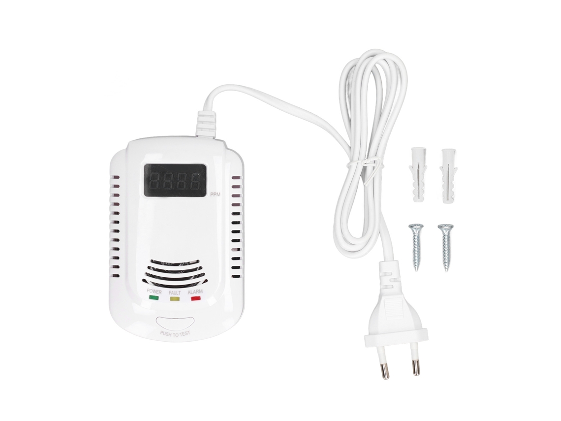 Alarma Portátil De Fugas De Gas Inflamable, Detector De Metano, Gnl 3000 Ppm Con Sensor Semiconductor