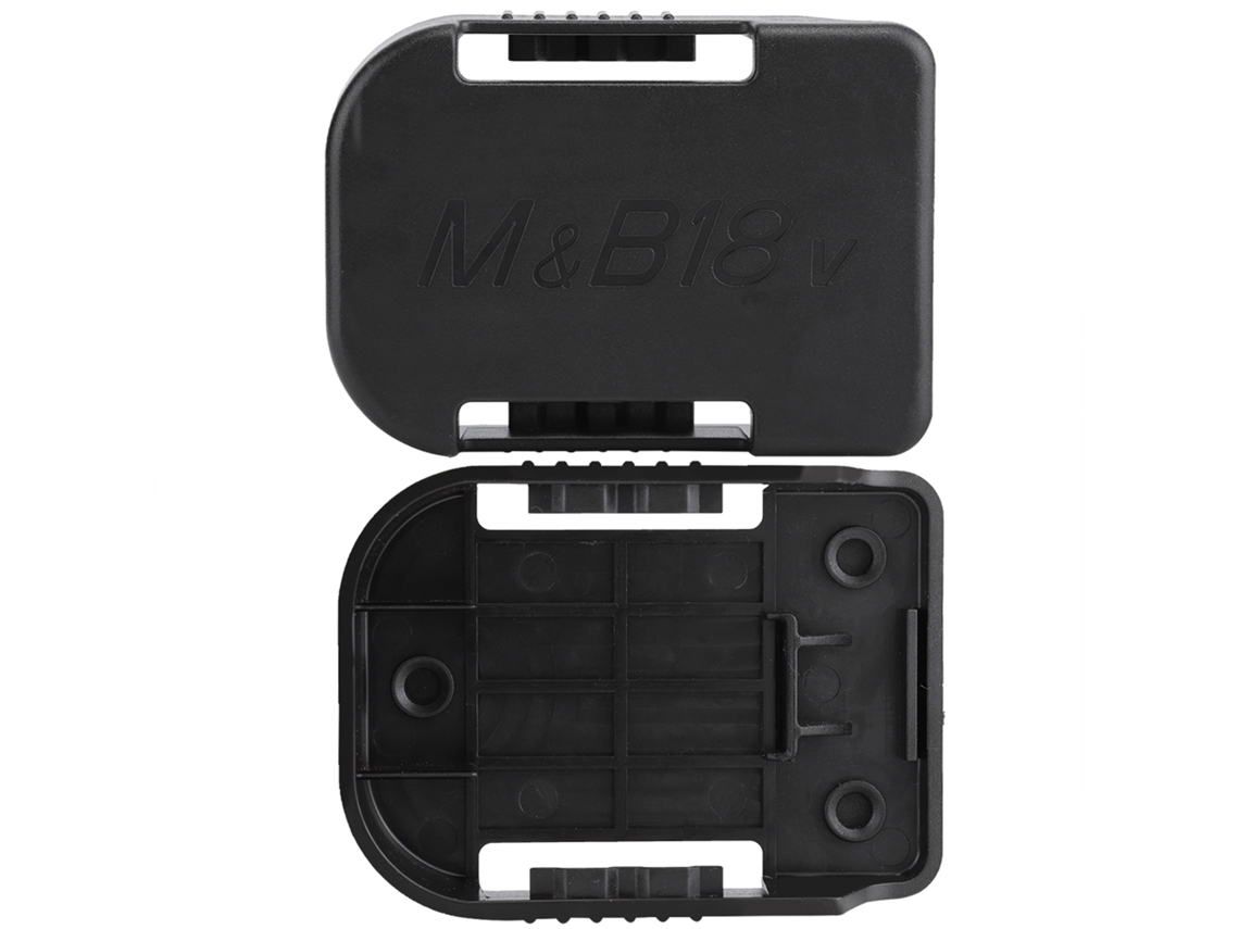 5 Soportes De Batería Negros De Alta Resistencia Para Herramientas Makita/bosch De 18 V - Montaje Seguro