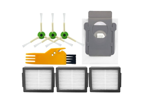 Sacos de pó de escova lateral com filtro hepa para irobot roomba i7 e5 e6 e&i