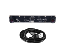 Módulo Cámara Usb 4mp 1080p Lente Dual Sincronización Placa Webcam 3d Vr 80 Grados Sin Distorsión 3.0mm