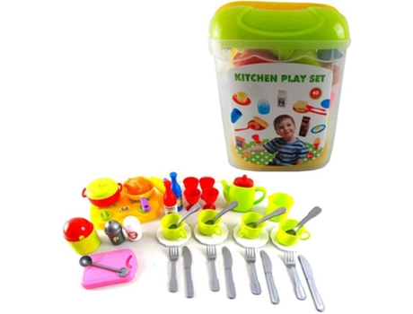 MuÁÂÁÂÁÂÁ±eca IMPORTACION Cesta Juego De Cocina 42 Pzas (Edad MÁÂÁÂÁÂÁ nima: 3 AÁÂÁÂÁÂÁ±os)