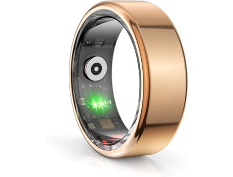 Smart Ring Fitness Tracker Salud Frecuencia cardíaca, oximetría, sueño, monitoreo de ejercicio, compatible con iOS y Android (oro rosa) (11#) CHRON...