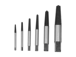 Juego De 6 Extractores De Tornillos Rotos, De Acero Resistente, Ligeros Y Portátiles Para Extraer Tornillos Dañados.