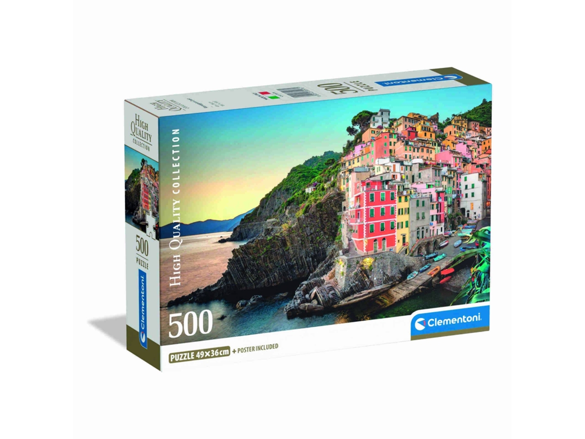 Puzzle Costa de Riomaggiore 500 Piezas Clementoni