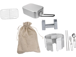 Cafetera Y Tetera Para Acampar Con Asa Plegable Es Cómoda Práctica De Llevar Accesorios Plancha Fiambrera