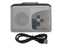 Reproductor De Casetes Portátil, Convertidor De Casete A Mp3, Radio Am/fm, Grabadora Con Altavoz De 8 Ω Y 1 W.