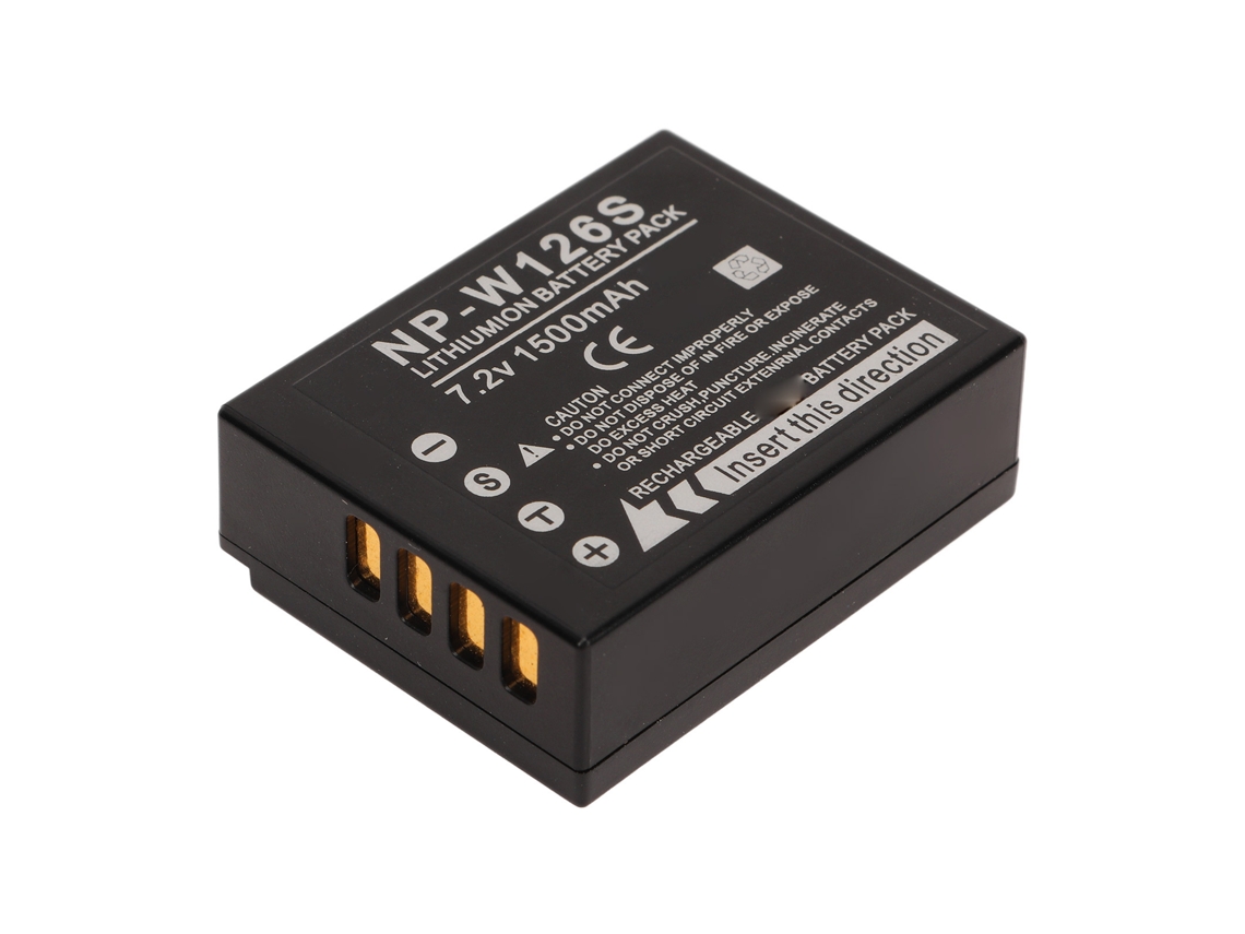 Batería NP-W126S para cámara digital, batería de repuesto de alta capacidad para XS10 y X100V.