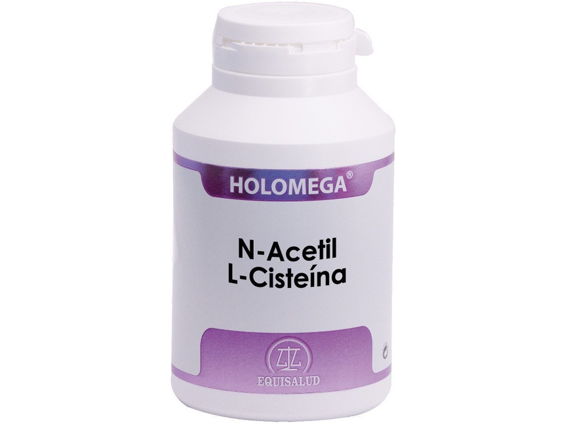 Complemento Alimentar EQUISALUD Holomega N - Acetil-L - Cisteina 180 Cápsulas (180 Cápsulas)