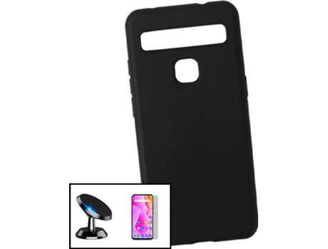 Carcasa, Protector y Soporte Tcl 10L PHONECARE Silicone Negro