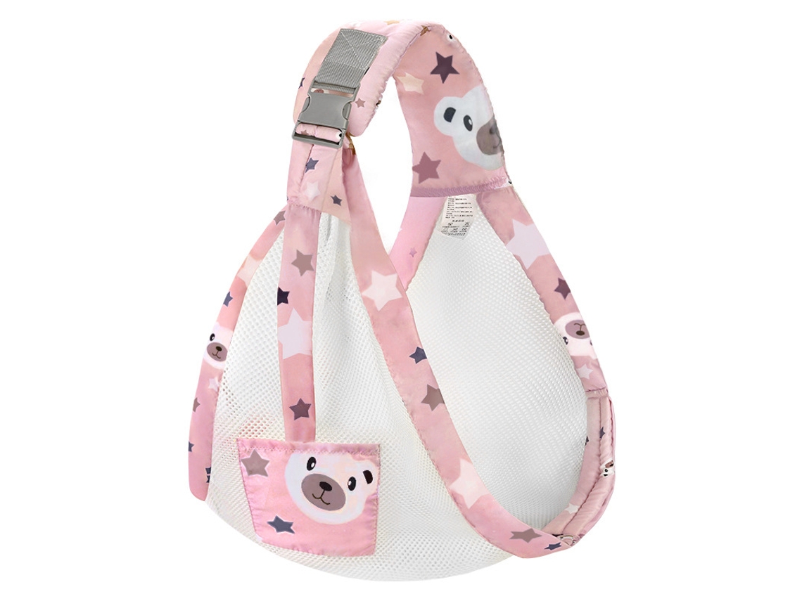 Portabebés frontal Eifson, carga máxima 20 kg (Big Pink Bear)