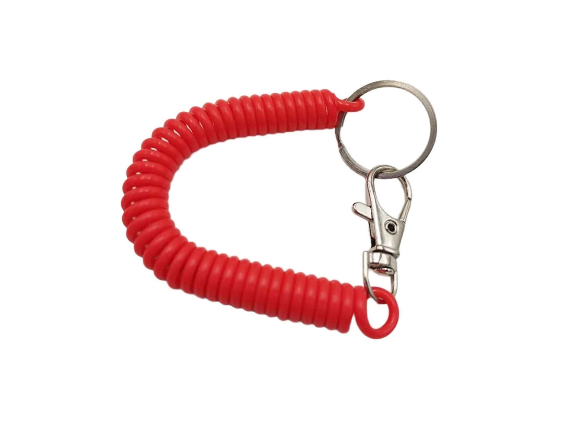 Chaveiro Retrátil Com Mola Espiral, Porta-chaves Seguro, Joia, Enfeite Elástico Para Pendurar, Ideal Para Trabalhadores De Escritório E Estudante