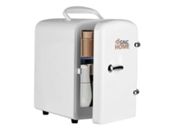 GNCHOME Mini Nevera 4L Blanca para Maquillaje Skincare y Coche - Enfriamiento y Calentamiento