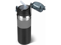 2026da-botella De Agua Isotérmica Deportiva Con Pajita, 500ml Acero Inoxidable Anti Fugas, Mantiene Caliente O Frío