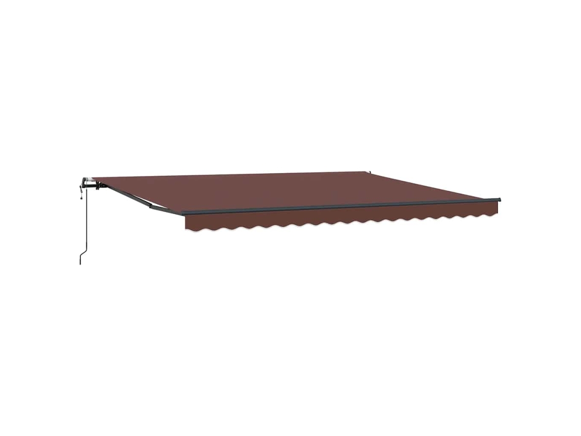 Maison Exclusive - Toldo Retráctil Automático Marrón 450x300 Cm
