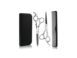 Juego de tijeras de barbero, Kit profesional de tijeras de peluquería, tijeras de adelgazamiento de belleza para recortar el cabello y Barba Pa DIGITALLAB