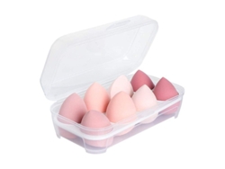 Esponja De Maquillaje Para Uso En Seco Y Húmedo, Para Maquillaje Líquido, En Polvo Y En Crema. Set De Herramientas Con Múltiples Formas.
