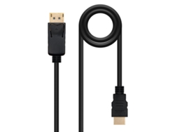 NanoCable 10.15.4301 Adaptador de cable de video 1M Displayport Hdmi Negro