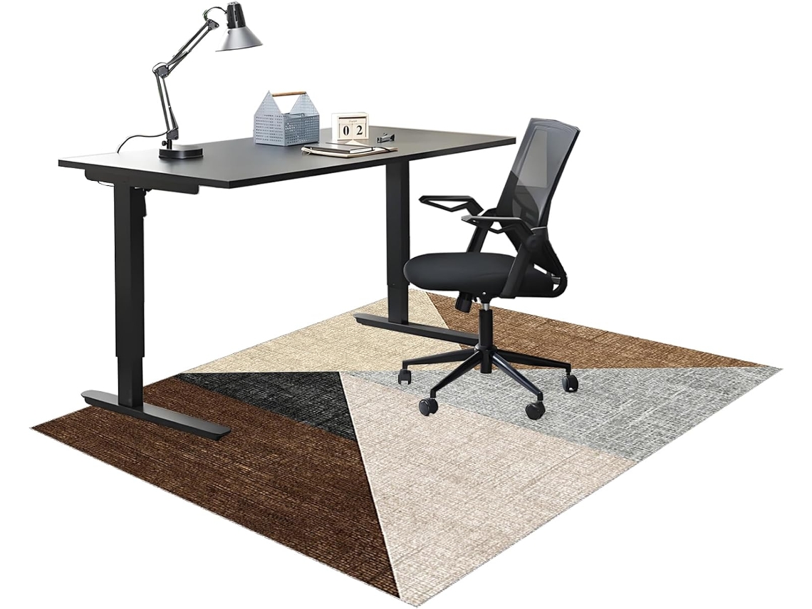 Tapete Protetor Cadeira Piso Antiderrapante 70 X 120 Cm Piso Laminado Chão Escritório, Gamer, Pisos