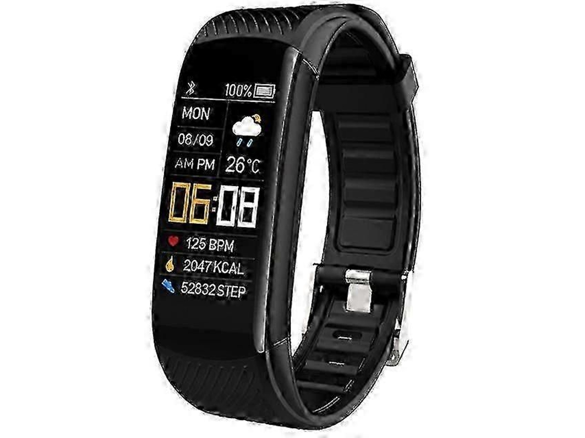 Pulsera de fitness, podómetro, medición de presión arterial, reloj inteligente, monitor de frecuencia cardíaca, reloj rastreador de salud Pro GOKOCO