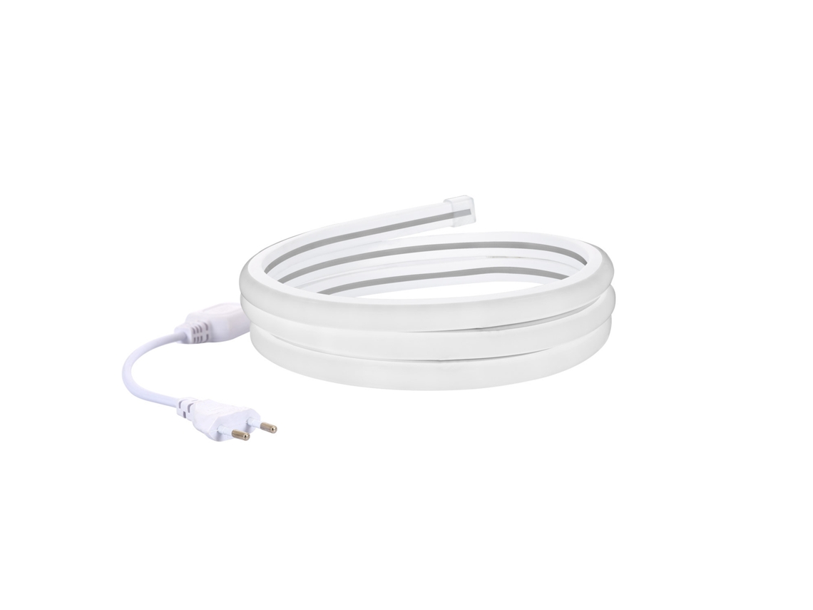 Tira Neón LED 7.5 W/m Regulable 220V AC 120 LED/m Semicircular 180º Blanco Frío IP67 a Medida Corte cada 100 cm