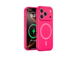 (rojo, Iphone 17 Pro) Funda De Silicona Líquida Para Iphone, Fuerte Fijación Magnética, Protección Completa, Diseño Sencillo.