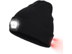 RNEMITERY Gorra de invierno unisex para actividades al aire libre, con luz LED manos libres y brillo ajustable para hombres y mujeres.