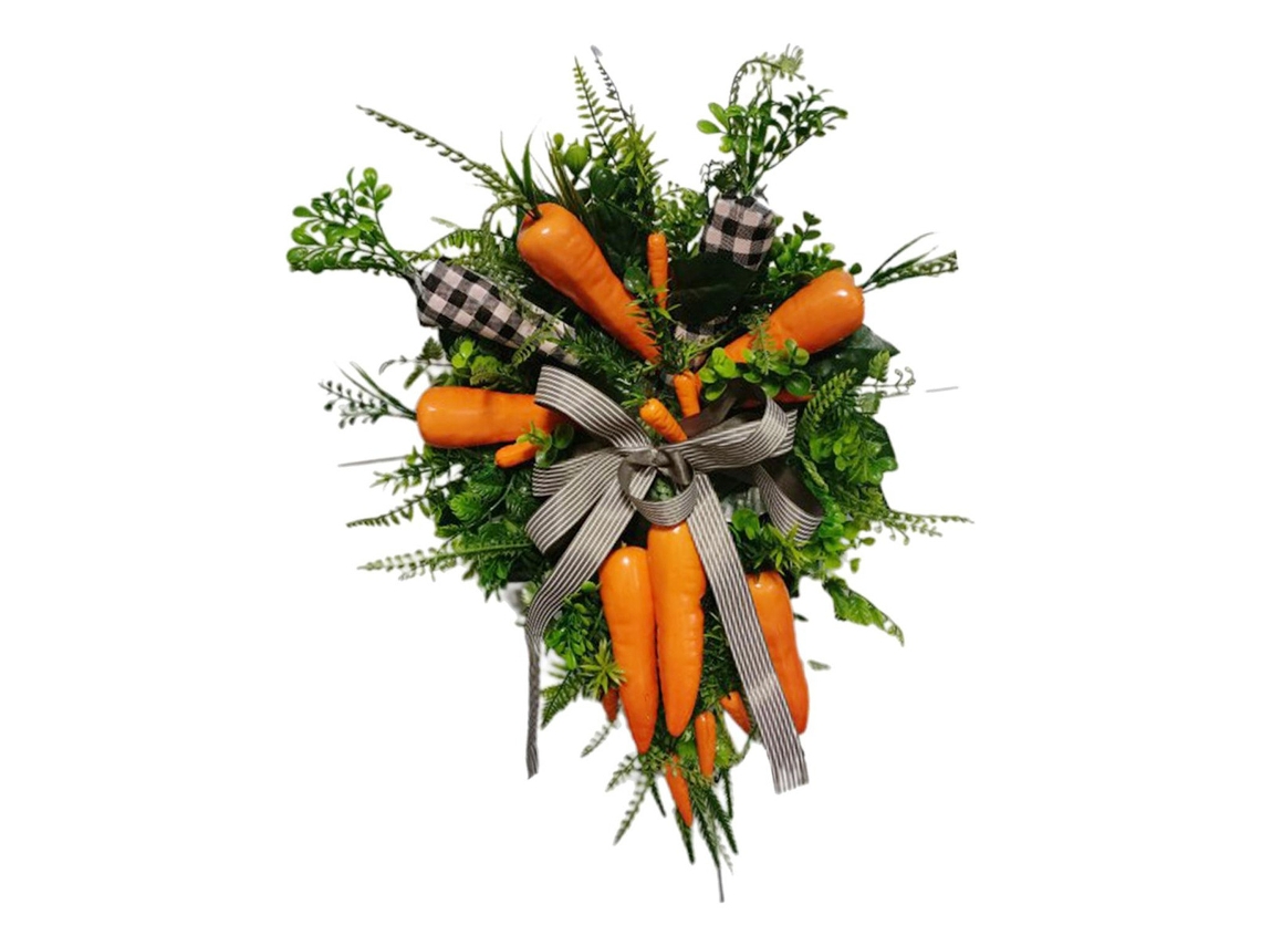 Corona de zanahoria de Pascua Corona de primavera slowmoose