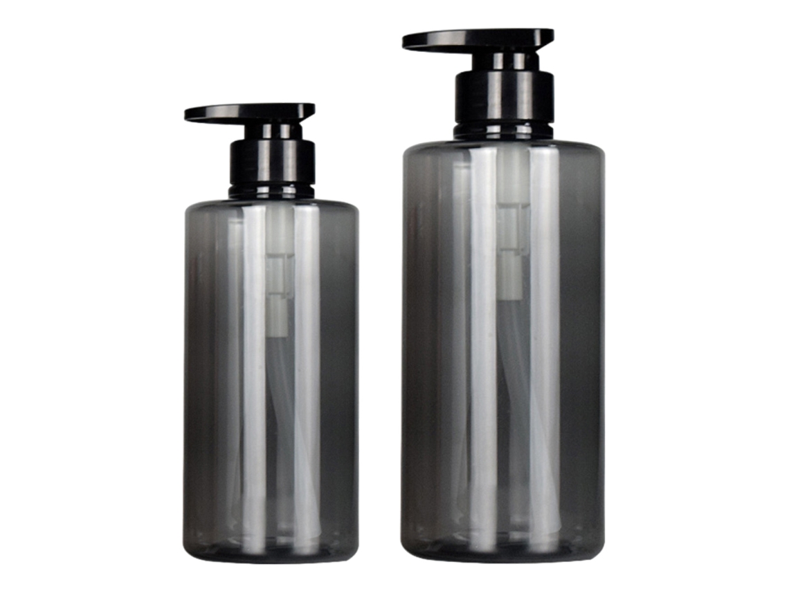 MEOIRUERY Botellas Dispensadoras de Champú Reutilizables, 2 Piezas, Dispensador con Bomba para Champú y Acondicionador, para Baño, 300ml y 500ml