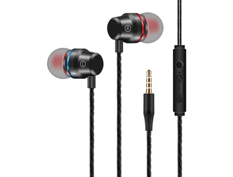 Auriculares con cable DAMAI con micrófono y control de volumen