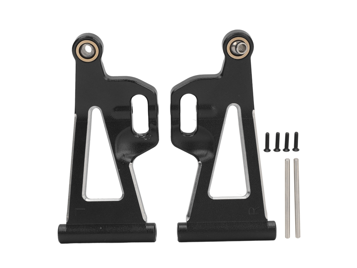 1 Par Brazo Oscilante Inferior Delantero Aluminio Suspensión Para Rc Mjx 1/14 14210 14209 Accesorios Coche Negro