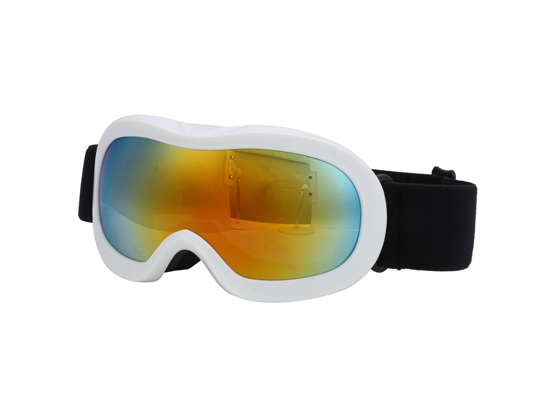 Gafas De Esquí Y Snowboard Para Niños Con Lentes De Doble Capa, Antivaho Y Protección Uv, Blancas.