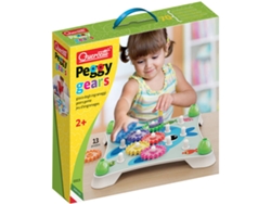 Juego Educativo QUERCETTI Juego Peggy Engranajes 13 pzs (Edad Mínima: 2 Años - 33,5 x 33 x 7,5 cm)