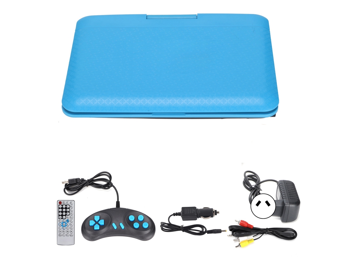 Reproductor De Dvd Infantil Hd Portátil De 6,8 Pulgadas, Y Práctico Para Coche Y Exteriores, 110 240 V (enchufe Au Azul)