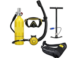 Mini Botella De Buceo, Tubo De Snorkel, Rebreather, Equipo Portátil De Apnea