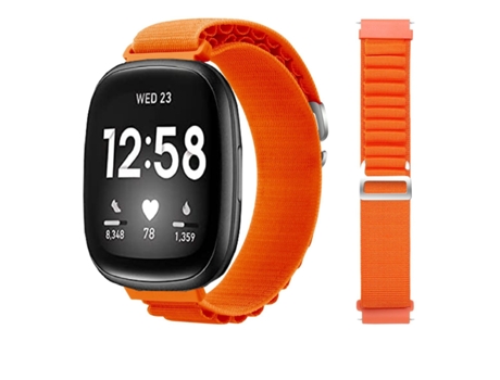 Correa Loop Alpine para Fitbit by Google Versa 2 Naranja