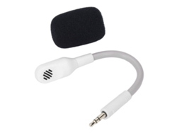 Micrófono De Repuesto Para Auriculares Barracuda X De 3,5 Mm, Extraíble, Blanco.