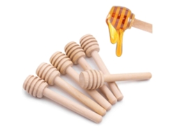50 Palitos De Madera En Miniatura Para Miel (8 Cm) Para La Cocina, El Café Y La Mermelada.